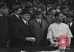Image of President and Mrs. Calvin Coolidge at baseball game Washington DC USA, 1927, second 22 stock footage video 65675051047