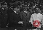 Image of President and Mrs. Calvin Coolidge at baseball game Washington DC USA, 1927, second 23 stock footage video 65675051047
