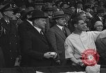 Image of President and Mrs. Calvin Coolidge at baseball game Washington DC USA, 1927, second 27 stock footage video 65675051047