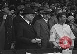 Image of President and Mrs. Calvin Coolidge at baseball game Washington DC USA, 1927, second 29 stock footage video 65675051047