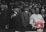 Image of President and Mrs. Calvin Coolidge at baseball game Washington DC USA, 1927, second 32 stock footage video 65675051047