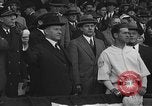 Image of President and Mrs. Calvin Coolidge at baseball game Washington DC USA, 1927, second 33 stock footage video 65675051047
