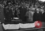 Image of President and Mrs. Calvin Coolidge at baseball game Washington DC USA, 1927, second 48 stock footage video 65675051047