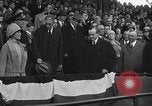 Image of President and Mrs. Calvin Coolidge at baseball game Washington DC USA, 1927, second 53 stock footage video 65675051047