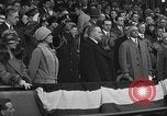 Image of President and Mrs. Calvin Coolidge at baseball game Washington DC USA, 1927, second 59 stock footage video 65675051047