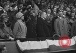 Image of President and Mrs. Calvin Coolidge at baseball game Washington DC USA, 1927, second 60 stock footage video 65675051047