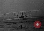 Image of Wright Brothers first flight at Kitty Hawk France, 1908, second 16 stock footage video 65675051058