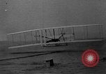 Image of Wright Brothers first flight at Kitty Hawk France, 1908, second 19 stock footage video 65675051058