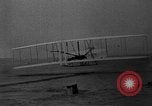 Image of Wright Brothers first flight at Kitty Hawk France, 1908, second 20 stock footage video 65675051058