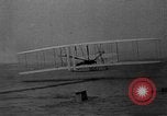 Image of Wright Brothers first flight at Kitty Hawk France, 1908, second 22 stock footage video 65675051058