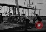 Image of Wright Brothers first flight at Kitty Hawk France, 1908, second 41 stock footage video 65675051058