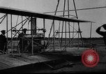 Image of Wright Brothers first flight at Kitty Hawk France, 1908, second 45 stock footage video 65675051058
