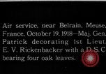 Image of  First Lieutenant Eddie Rickenbacker France, 1918, second 1 stock footage video 65675051062