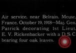 Image of  First Lieutenant Eddie Rickenbacker France, 1918, second 7 stock footage video 65675051062