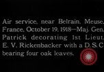 Image of  First Lieutenant Eddie Rickenbacker France, 1918, second 8 stock footage video 65675051062