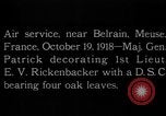 Image of  First Lieutenant Eddie Rickenbacker France, 1918, second 9 stock footage video 65675051062