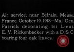 Image of  First Lieutenant Eddie Rickenbacker France, 1918, second 10 stock footage video 65675051062