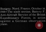Standbild Deutsche Beobachtung Ebene Busigny Nord Frankreich, 1918, aus Sekunde 11 historischem Filmmaterial Videoclip 65675051063