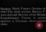 Standbild Deutsche Beobachtung Ebene Busigny Nord Frankreich, 1918, aus Sekunde 12 historischem Filmmaterial Videoclip 65675051063