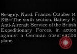 Standbild Deutsche Beobachtung Ebene Busigny Nord Frankreich, 1918, aus Sekunde 14 historischem Filmmaterial Videoclip 65675051063