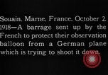 Image Anti-aircraft salves Souain Marne France, 1918, de la seconde 10 séquences d'archives historiques vidéo 65675051064