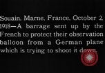 Image Anti-aircraft salves Souain Marne France, 1918, de la seconde 12 séquences d'archives historiques vidéo 65675051064