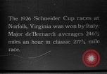 Image of The 1926 Schneider Cup seaplane races at Hampton Roads Norfolk Virginia USA, 1926, second 1 stock footage video 65675051079