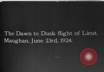 Image of First dawn-to-dusk flight across the U.S. by Army Lt. Maughan United States USA, 1924, second 4 stock footage video 65675051081