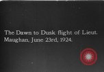 Image of First dawn-to-dusk flight across the U.S. by Army Lt. Maughan United States USA, 1924, second 6 stock footage video 65675051081