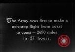 Image of transcontinental non stop flight United States USA, 1923, second 7 stock footage video 65675051083