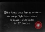 Image of transcontinental non stop flight United States USA, 1923, second 9 stock footage video 65675051083