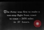 Image of transcontinental non stop flight United States USA, 1923, second 10 stock footage video 65675051083