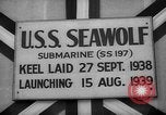 Standbild Start U-Boot USS Searaven SS-196 Kittery Maine USA, 1939, aus Sekunde 36 historischem Filmmaterial Videoclip 65675051086