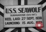 Standbild Start U-Boot USS Searaven SS-196 Kittery Maine USA, 1939, aus Sekunde 37 historischem Filmmaterial Videoclip 65675051086