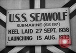 Standbild Start U-Boot USS Searaven SS-196 Kittery Maine USA, 1939, aus Sekunde 39 historischem Filmmaterial Videoclip 65675051086
