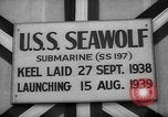Standbild Start U-Boot USS Searaven SS-196 Kittery Maine USA, 1939, aus Sekunde 41 historischem Filmmaterial Videoclip 65675051086