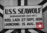Standbild Start U-Boot USS Searaven SS-196 Kittery Maine USA, 1939, aus Sekunde 43 historischem Filmmaterial Videoclip 65675051086