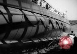 Standbild Start U-Boot USS Searaven SS-196 Kittery Maine USA, 1939, aus Sekunde 62 historischem Filmmaterial Videoclip 65675051086