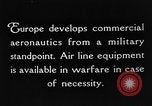 Image of early aircraft Europe, 1924, second 3 stock footage video 65675051096