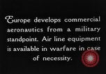 Image of early aircraft Europe, 1924, second 5 stock footage video 65675051096