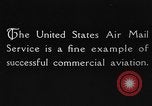 Image of air mail service United States USA, 1924, second 6 stock footage video 65675051105