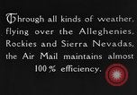 Image of air mail service United States USA, 1924, second 1 stock footage video 65675051106