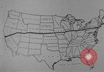 Image of animated map United States USA, 1924, second 12 stock footage video 65675051107