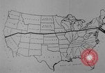 Image of animated map United States USA, 1924, second 15 stock footage video 65675051107