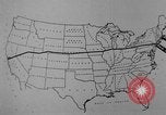 Image of animated map United States USA, 1924, second 16 stock footage video 65675051107