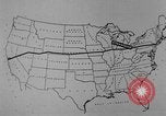Image of animated map United States USA, 1924, second 19 stock footage video 65675051107