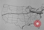 Image of animated map United States USA, 1924, second 21 stock footage video 65675051107