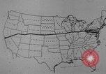 Image of animated map United States USA, 1924, second 23 stock footage video 65675051107