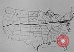Image of animated map United States USA, 1924, second 24 stock footage video 65675051107