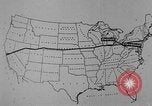 Image of animated map United States USA, 1924, second 26 stock footage video 65675051107